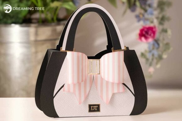 Bowtique Handbag SVG: A 3D SVG for Mother’s Day and Elegant Branding Projects