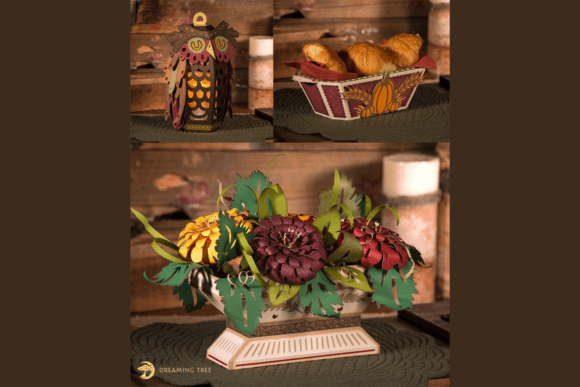 Give Thanks 3D SVG Bundle: Seasonal Design for Thanksgiving Content