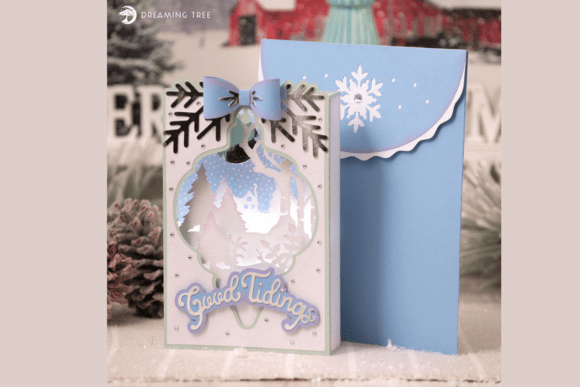 Good Tidings Paperscape Card SVG