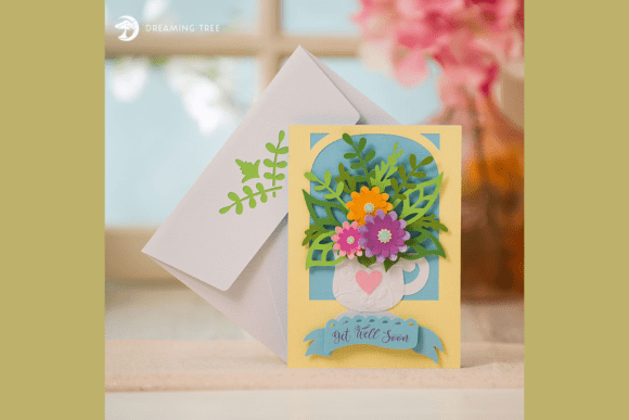 Heartfelt Design with Get Well Card SVG: A 3D Greeting Cards Review for Real Client Work