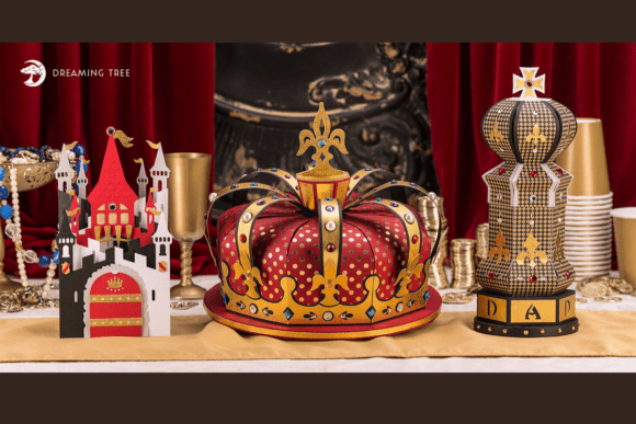 King of the Castle 3D SVG Bundle: Royal Charm for Handmade Ornaments & Craft Projects