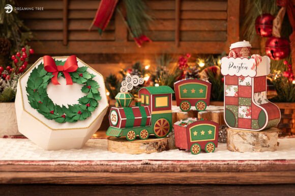 Merry Moments 3D SVG Bundle for Christmas Crafting