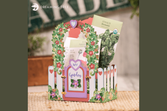 My Garden Seed Basket 3D SVG for Spring Crafting