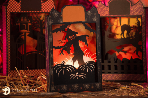 Spooky Charm in Stitch: Halloween Paperscape Box Cards SVG Bundle Review