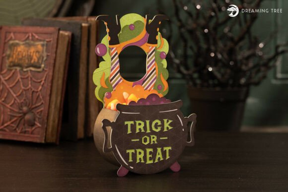 Spooky Chic: Brew-Ha-Ha Door Hanger SVG Brings Halloween Flair to Web Design