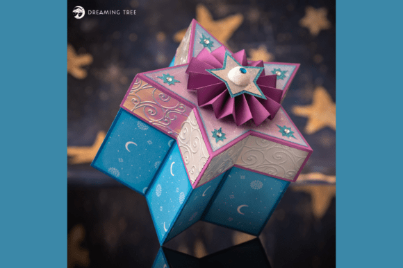 Stellar Star Gift Box SVG: A 3D SVG Design That Elevates Brand Visuals